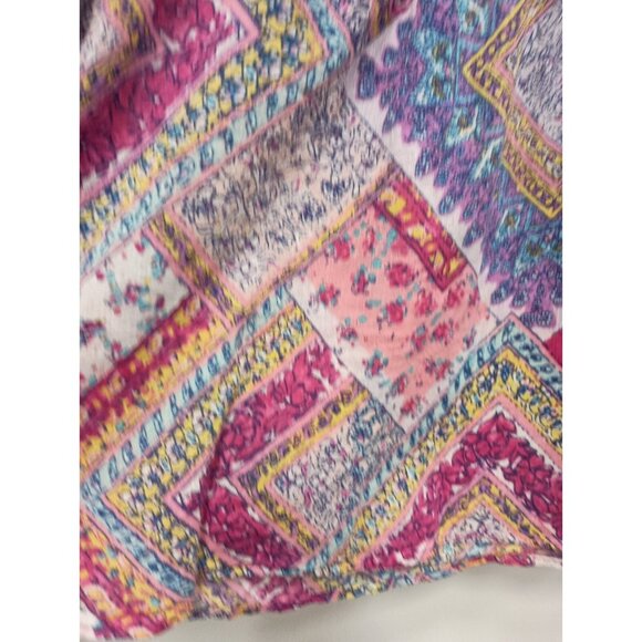 Chaps Multicolor Patterned Blouse - Picture 4 of 11